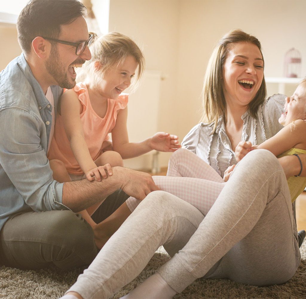 family laughing
