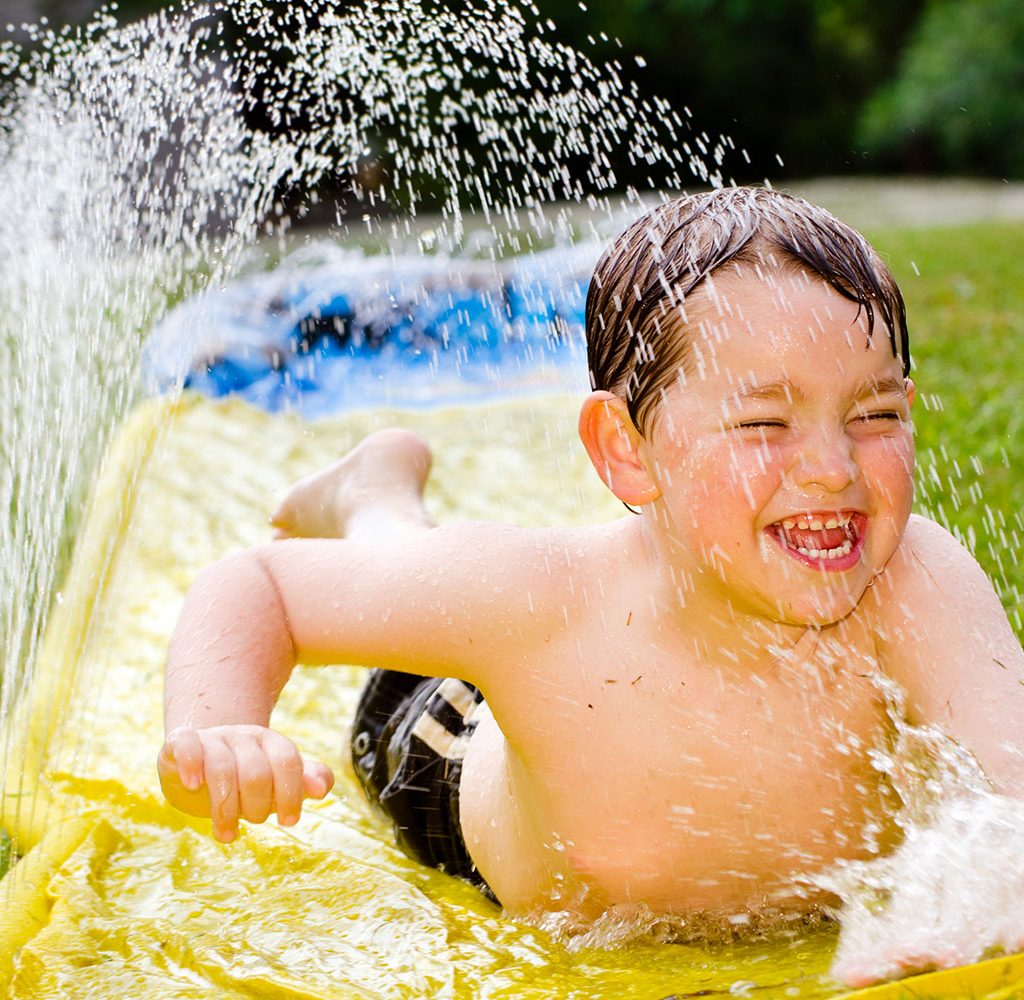 slip and slide backyard activities