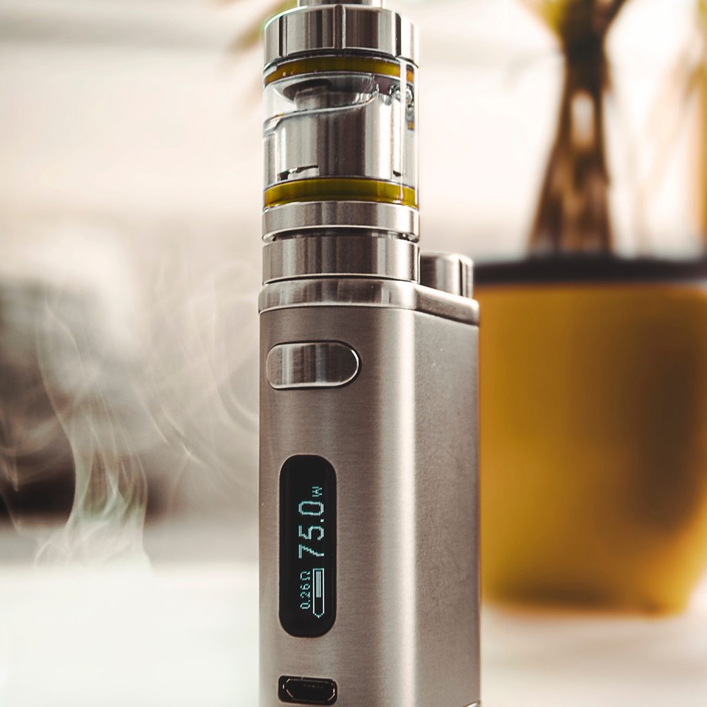 large vape pen on desk