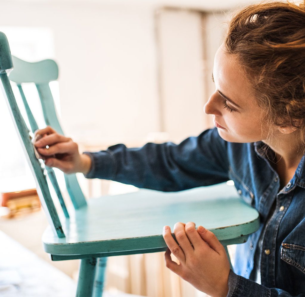 repurpose old furniture