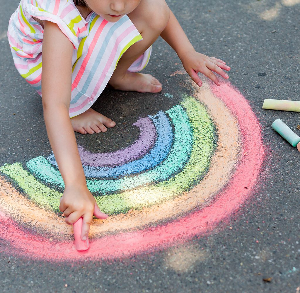 sidewalk chalk ideas