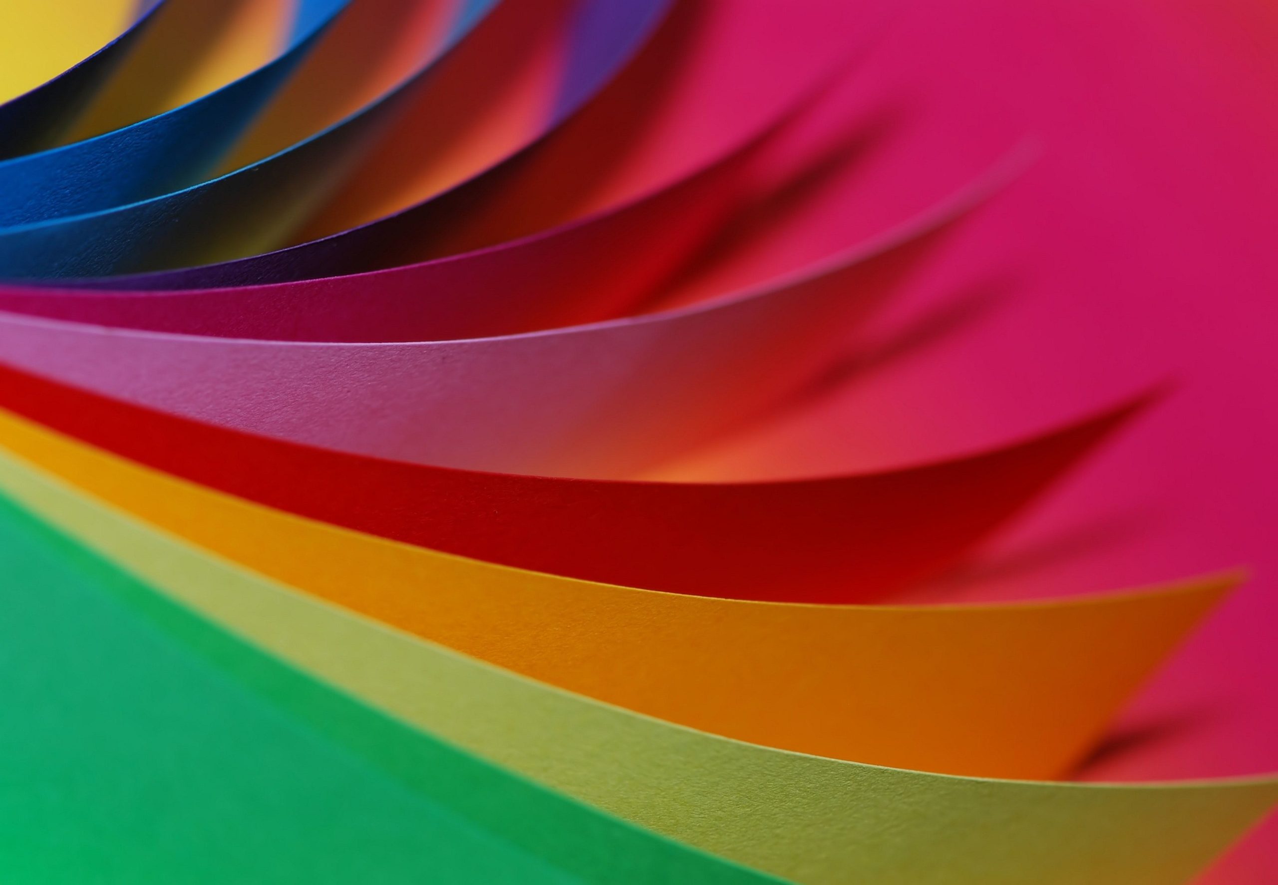 a photo of colorful construction paper