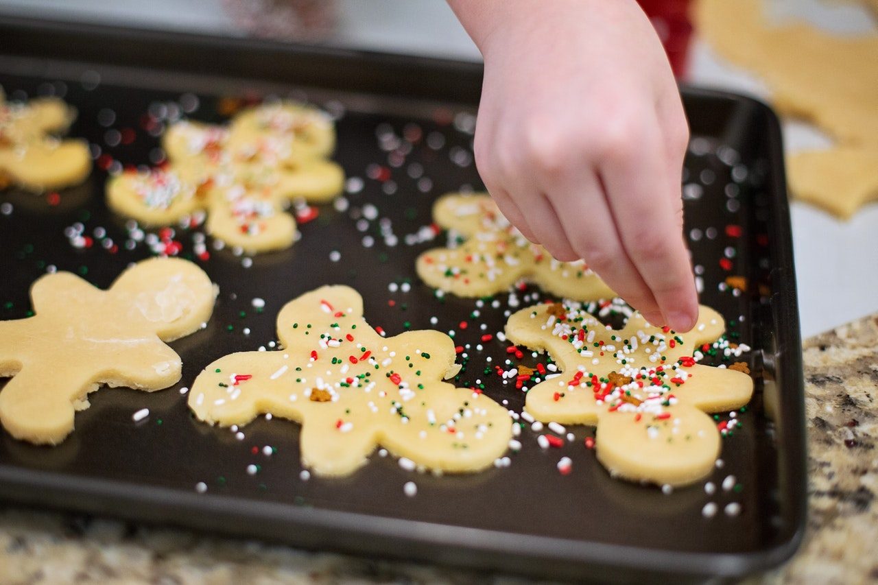 cookies on sheet pan