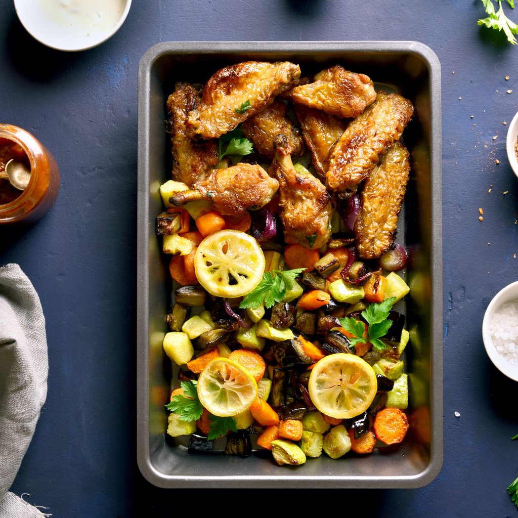 Chicken and vegetables