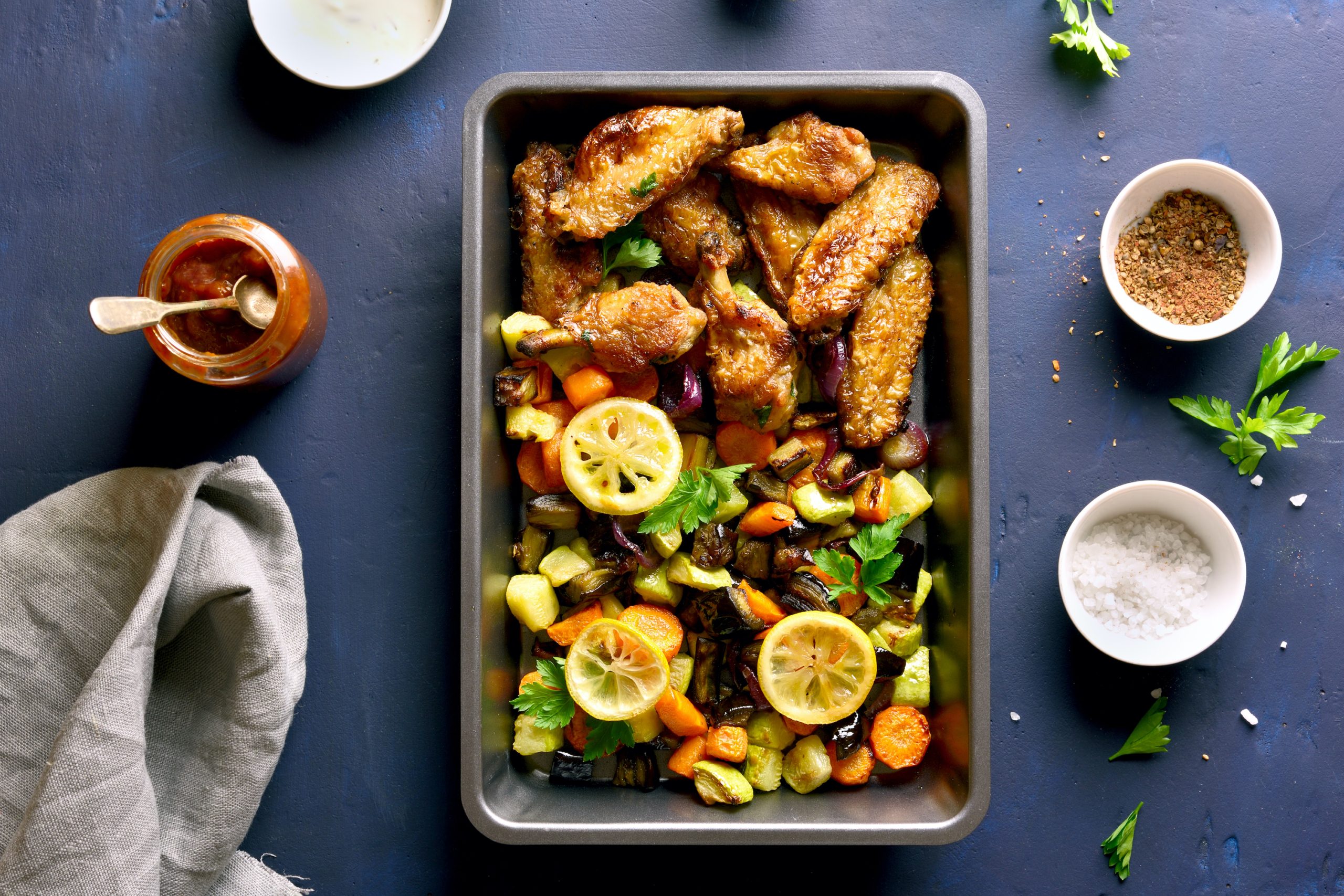 chicken and vegetables