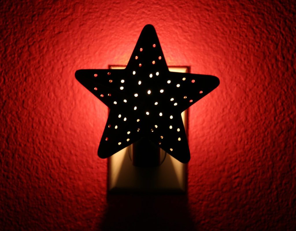 A star-shaped night-light