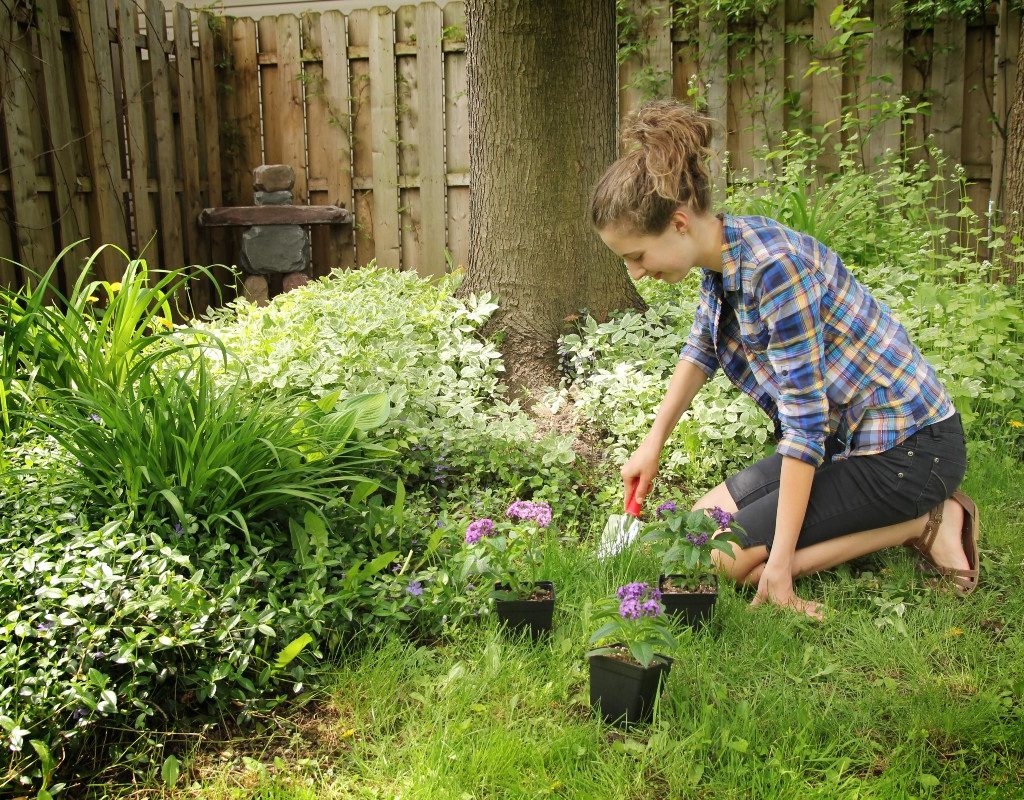 teen gardening