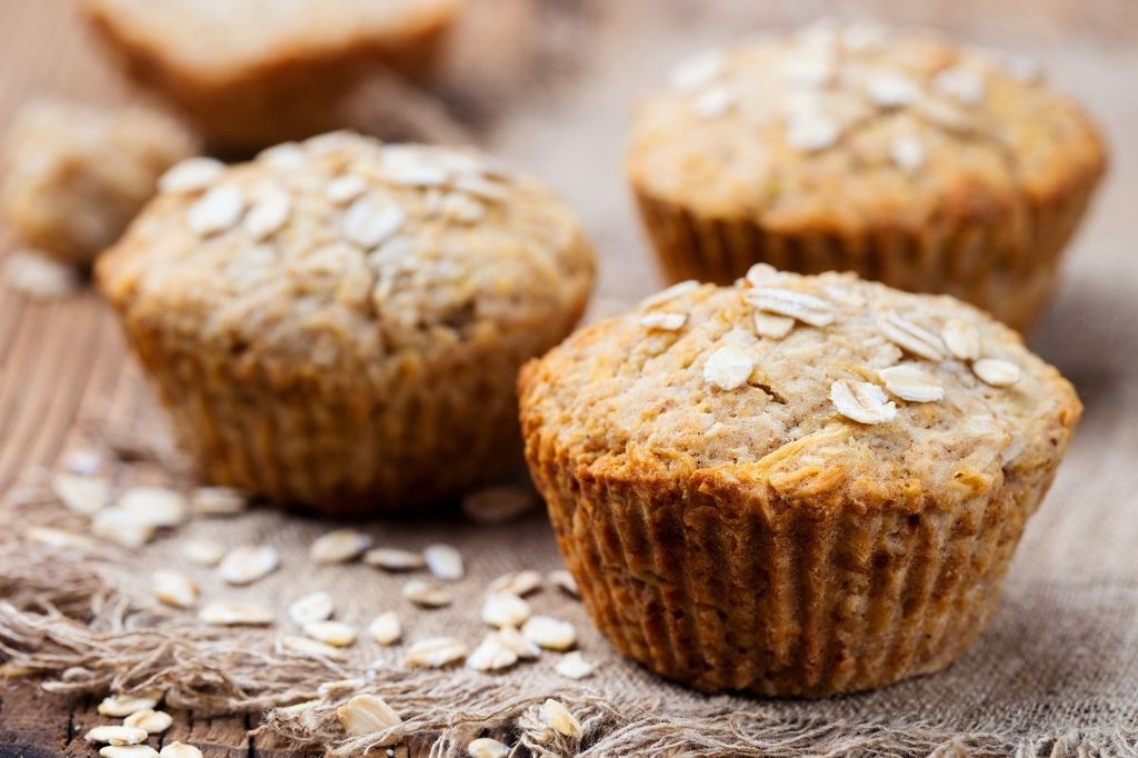 Whole grain muffins.