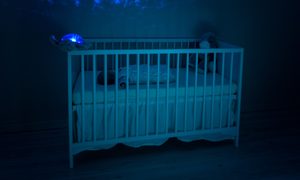 baby sleeping in their at night