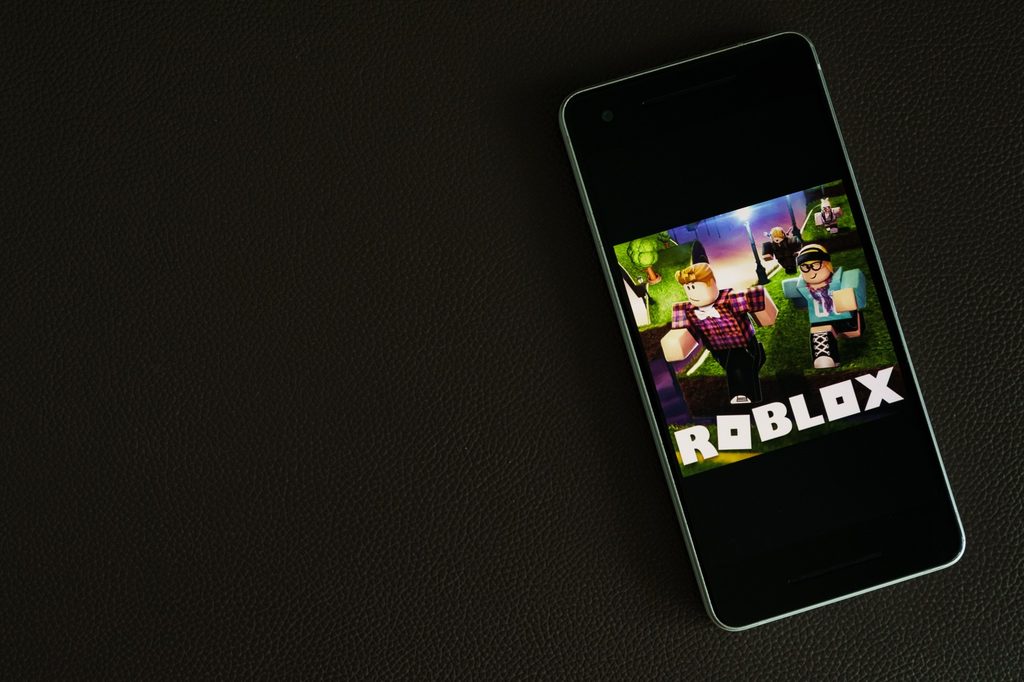 Roblox app on a cell phone.