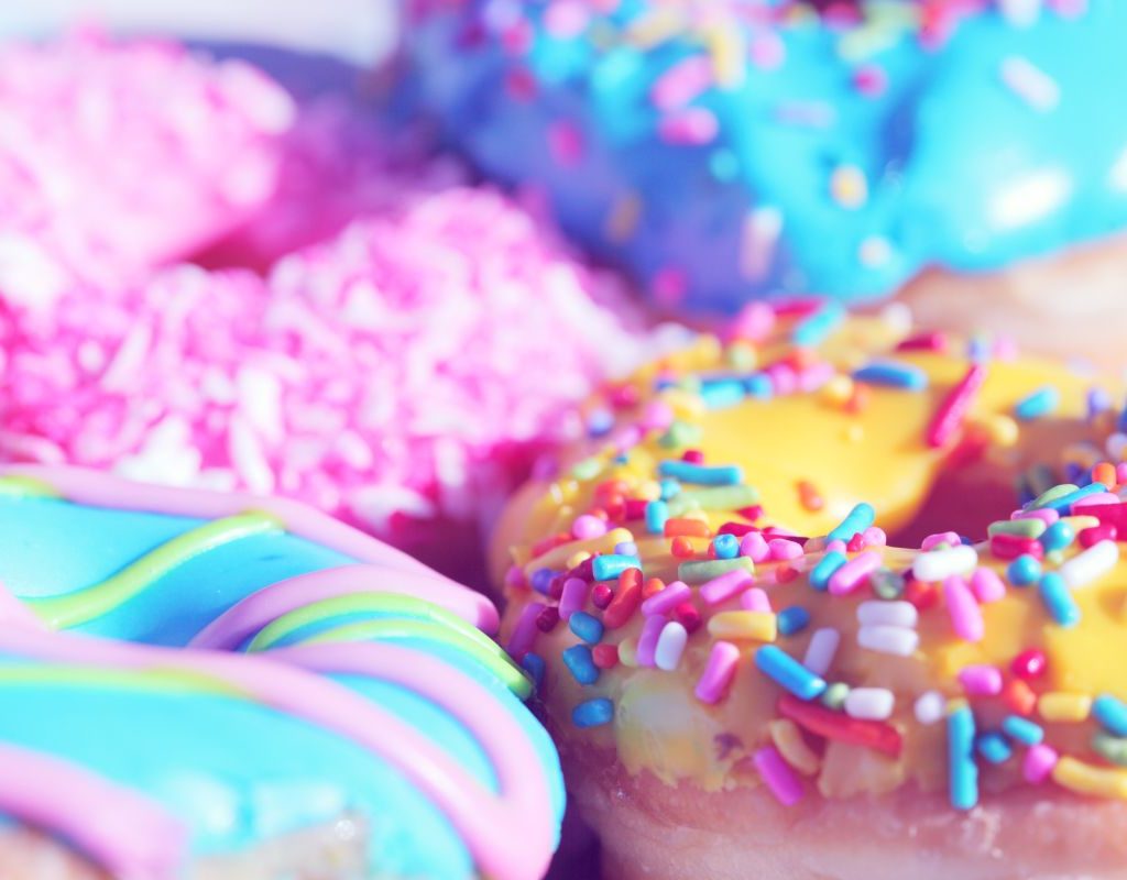 Colorful doughnuts