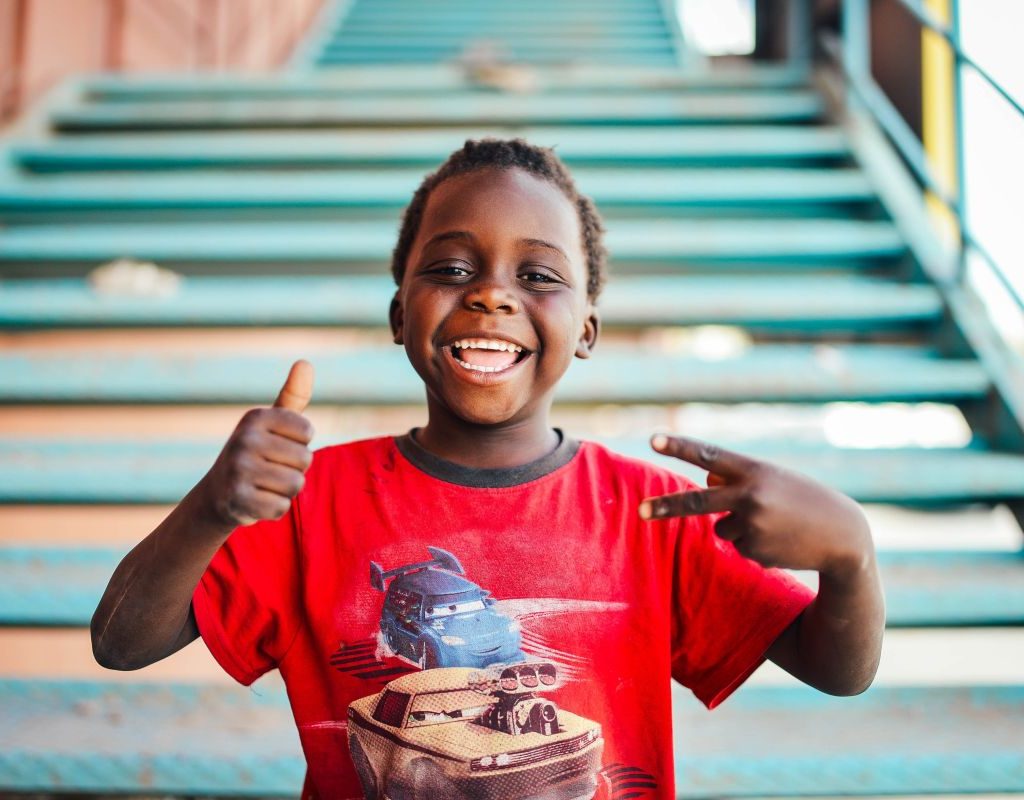 Boy Smiling With Tee Shirt