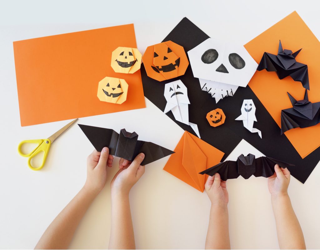 Halloween craft supplies.