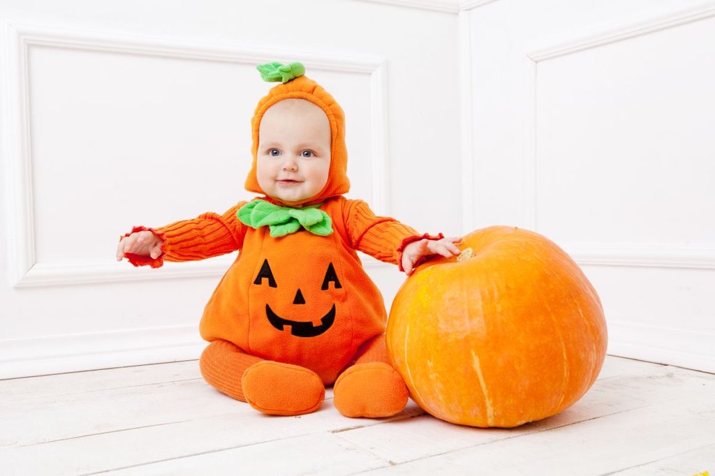 Baby pumpkin Halloween costume