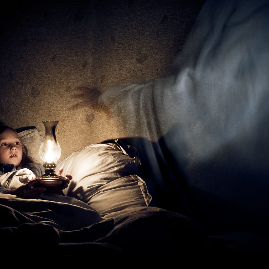 child having a nightmare