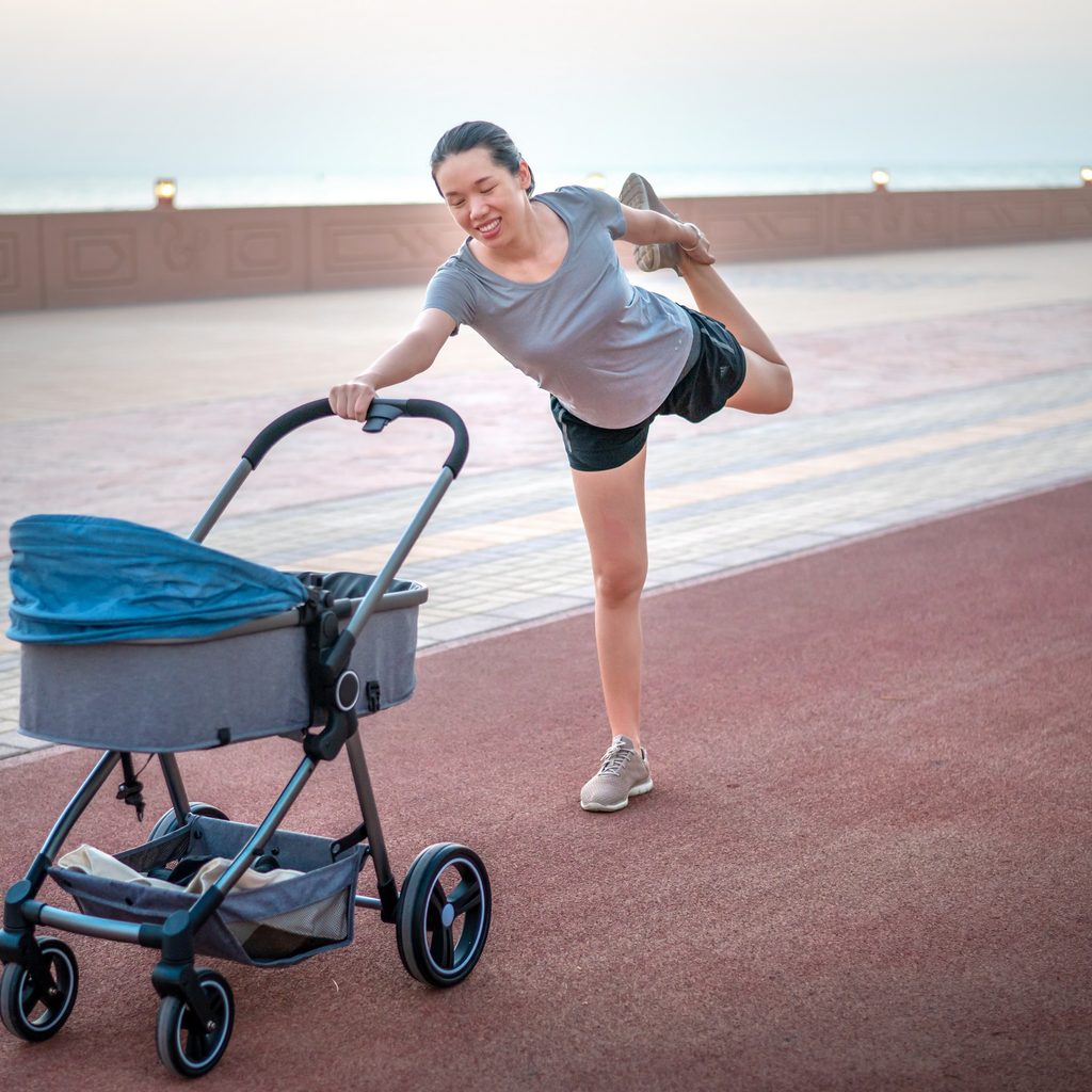 new-mom-postpartum-workout-running-with-stroller