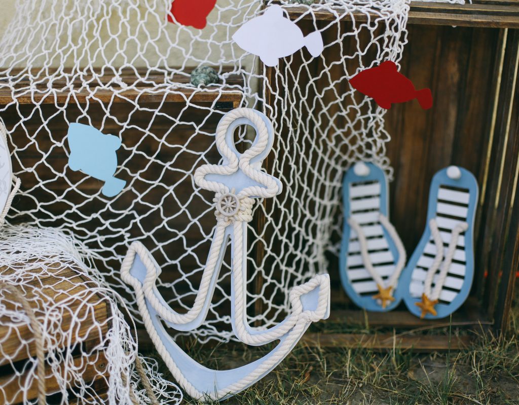 Crafty nautical party decorations