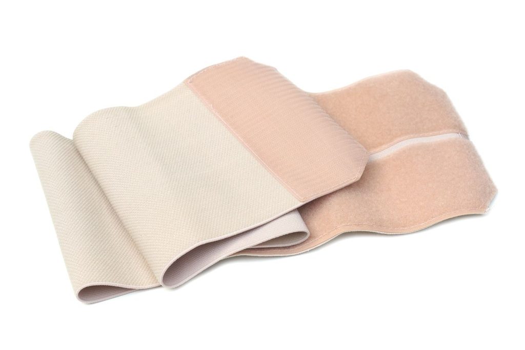 Beige postpartum wrap