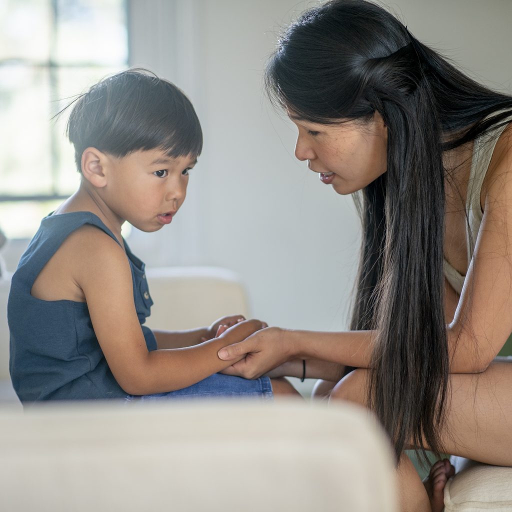 mother-gently-disciplines-son-for-biting