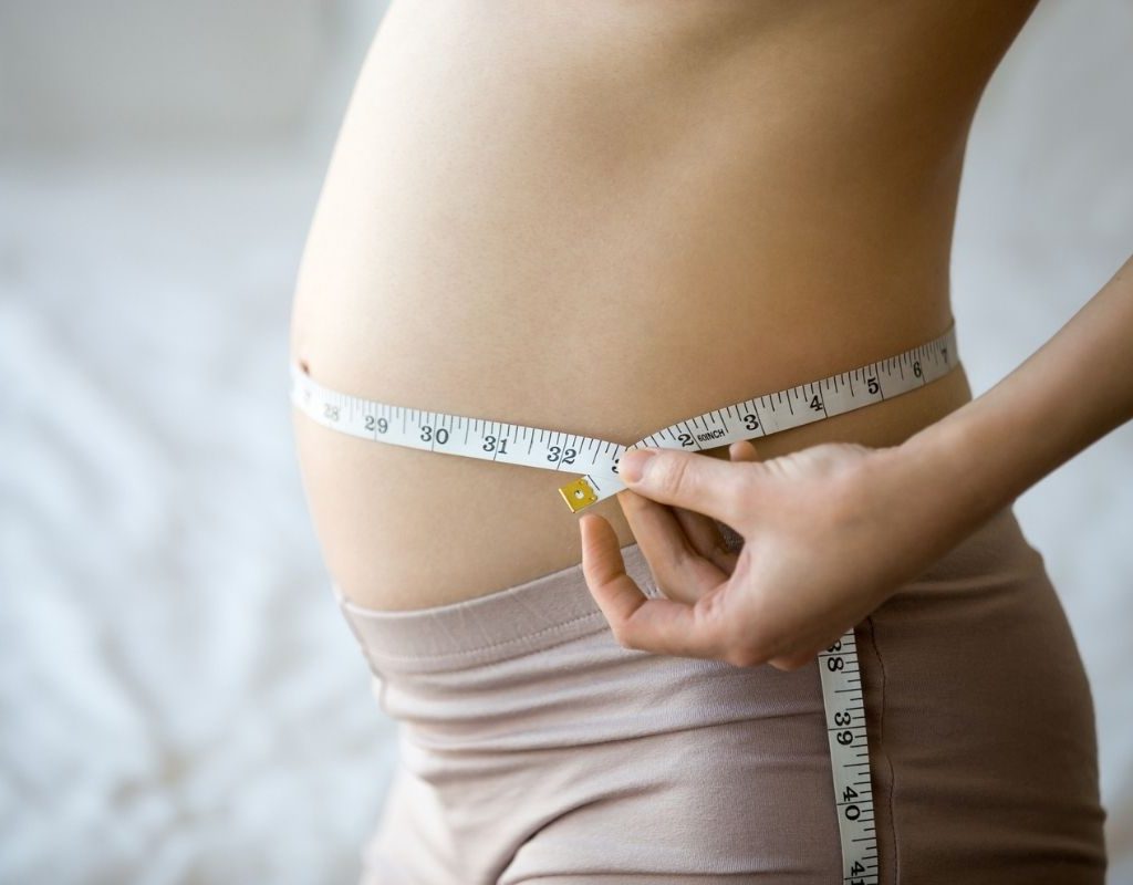 first trimester belly