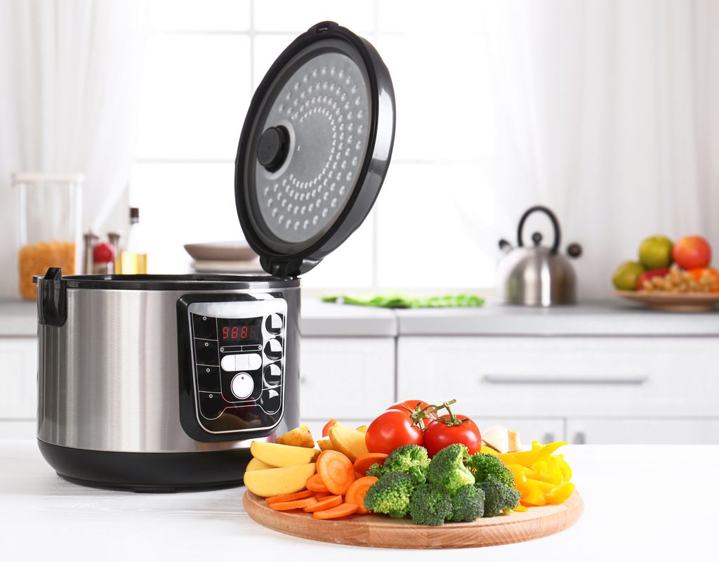 Healthy veggies ready to go in the crockpot