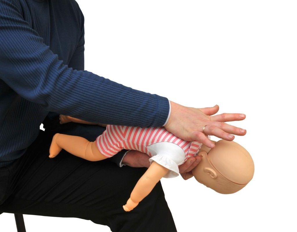 how to do choking first aid on baby