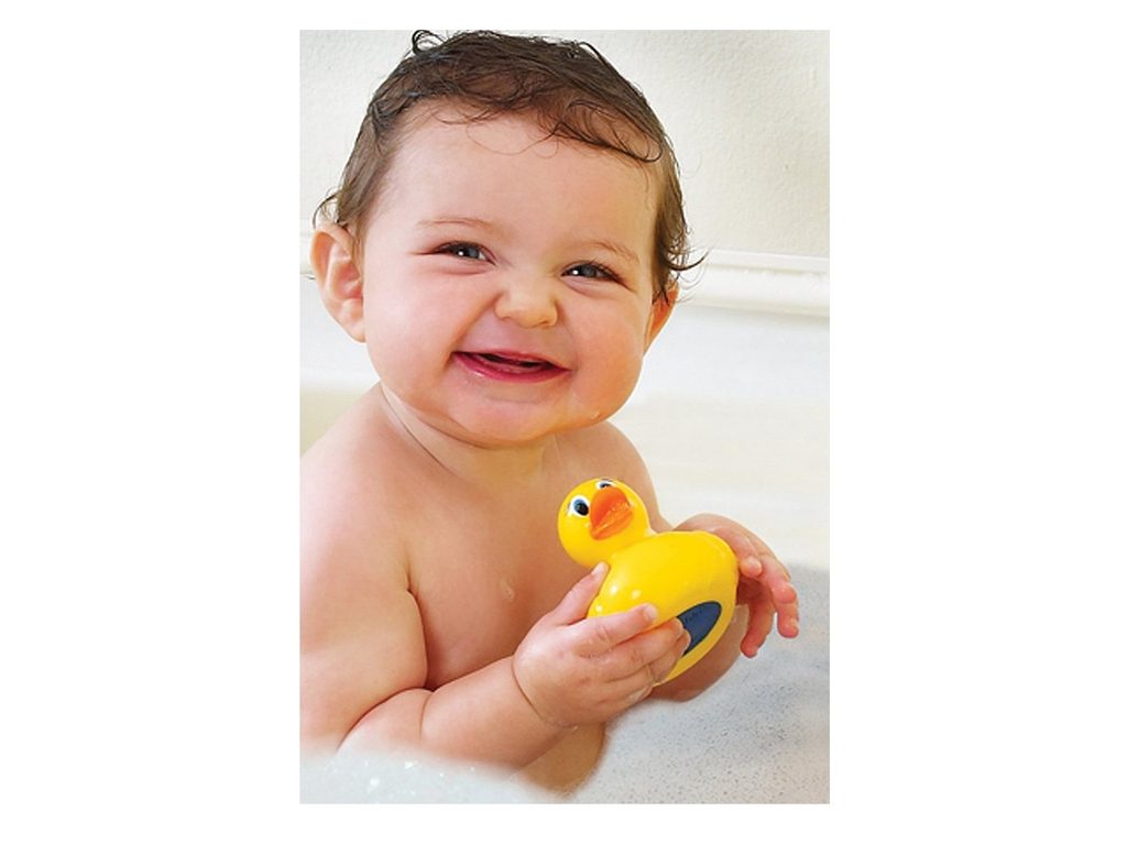 Baby bath time toy from Zulily.