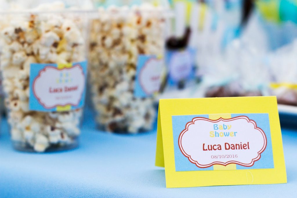 popcorn jar baby shower favors