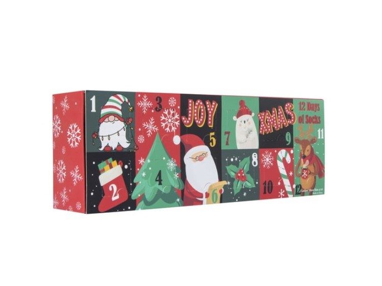 12 days of socks holiday gift set.