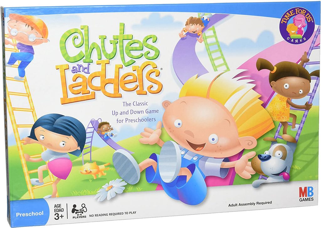 Chutes and Ladders board game