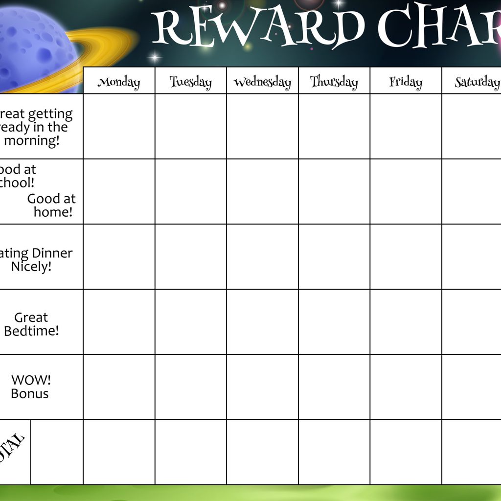 Toddler behavior chart