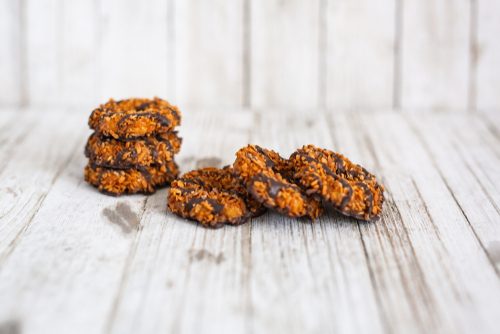 Girl Scout cookies Samoas