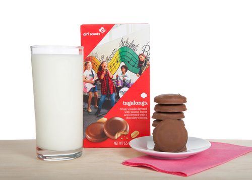Girl Scout cookies Tagalongs