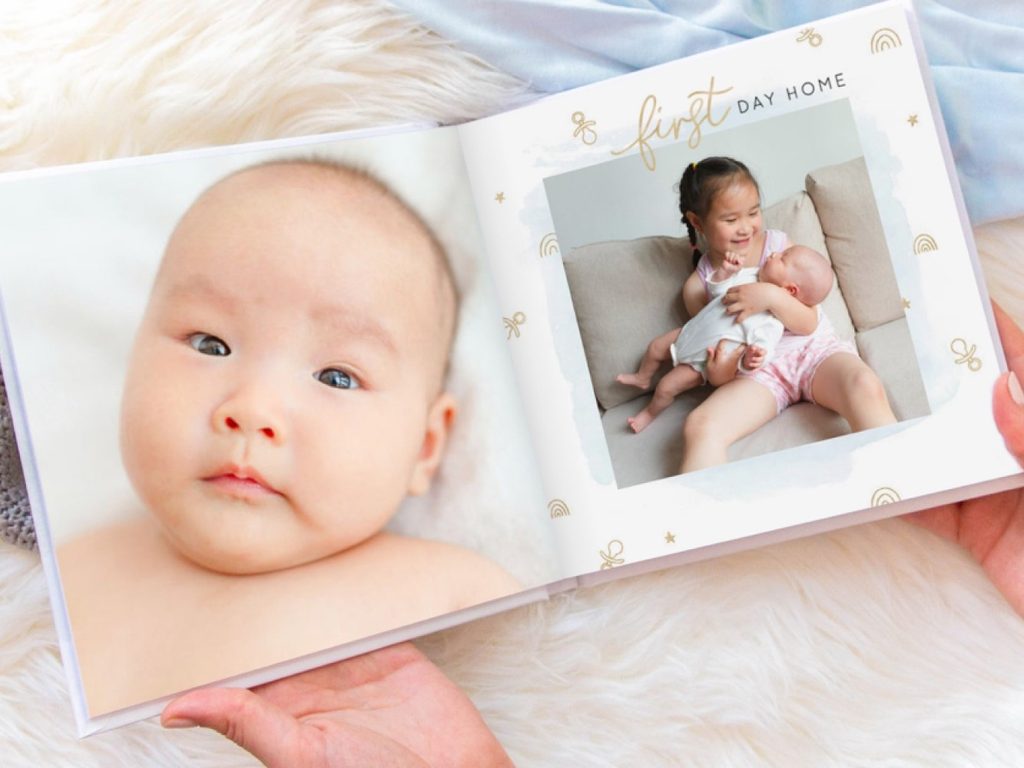 Mixbook photos books featuring babies.
