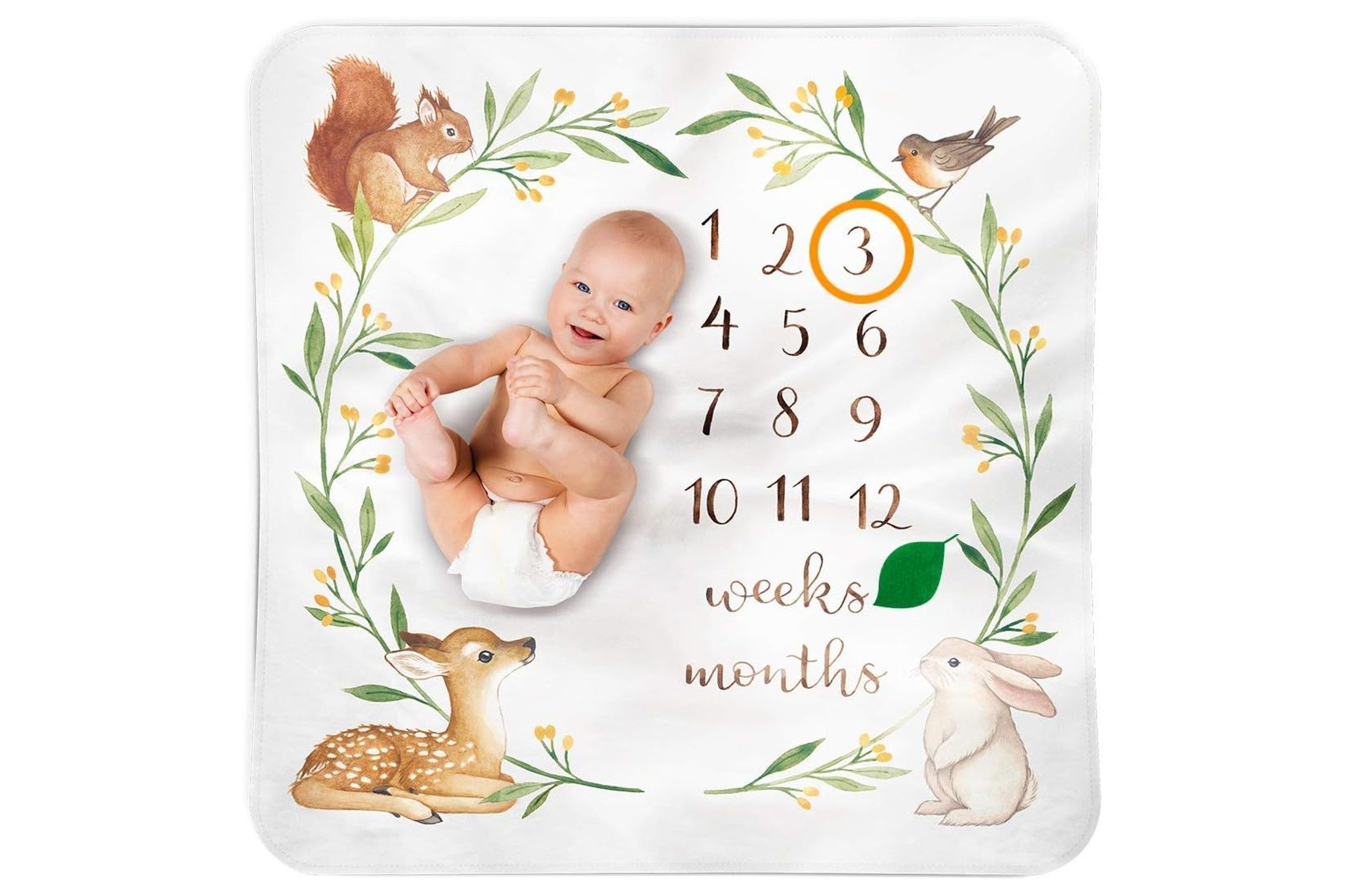 bubziCo milestone blanket