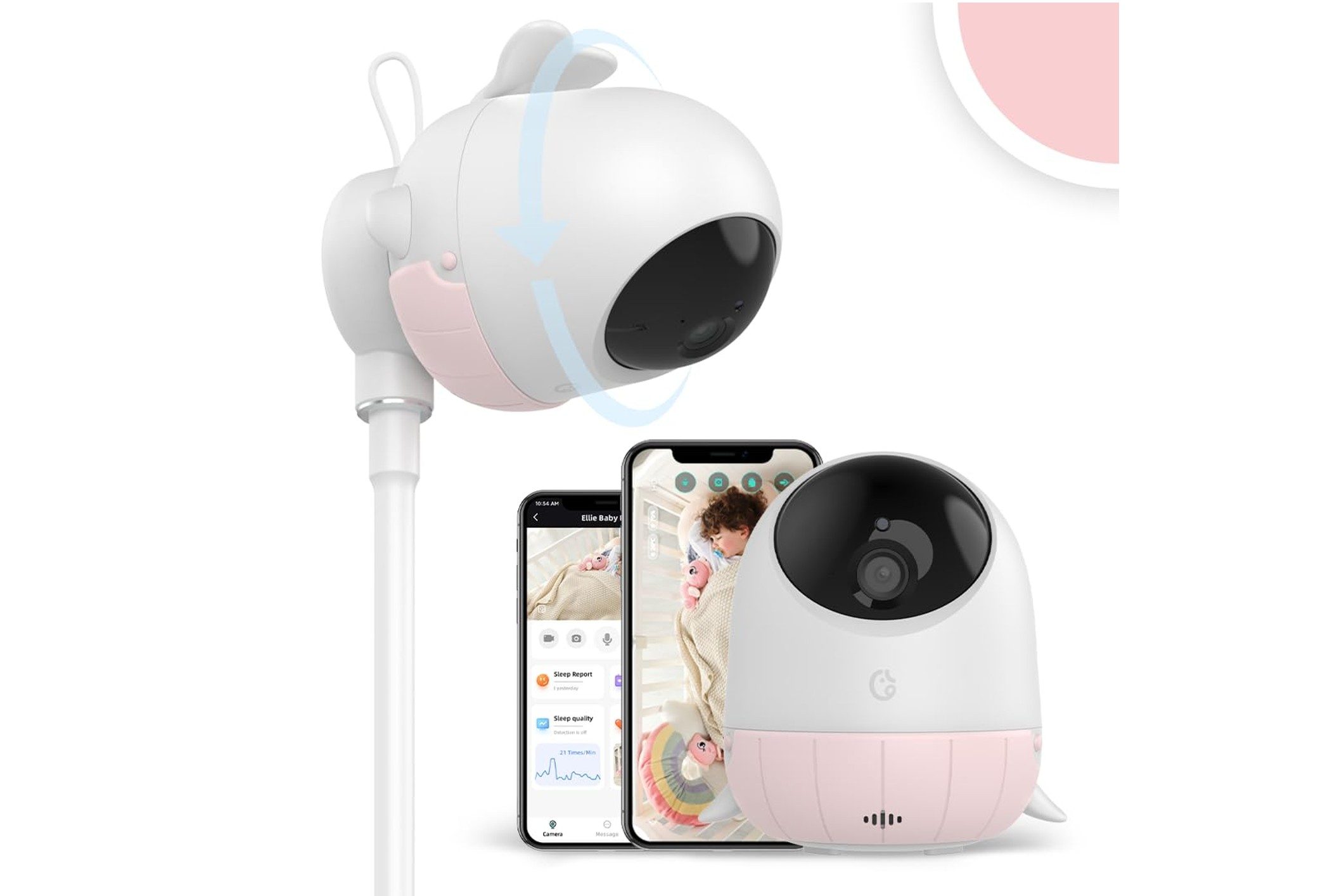 Ellie Baby Pro Breathing Detection Baby Monitor