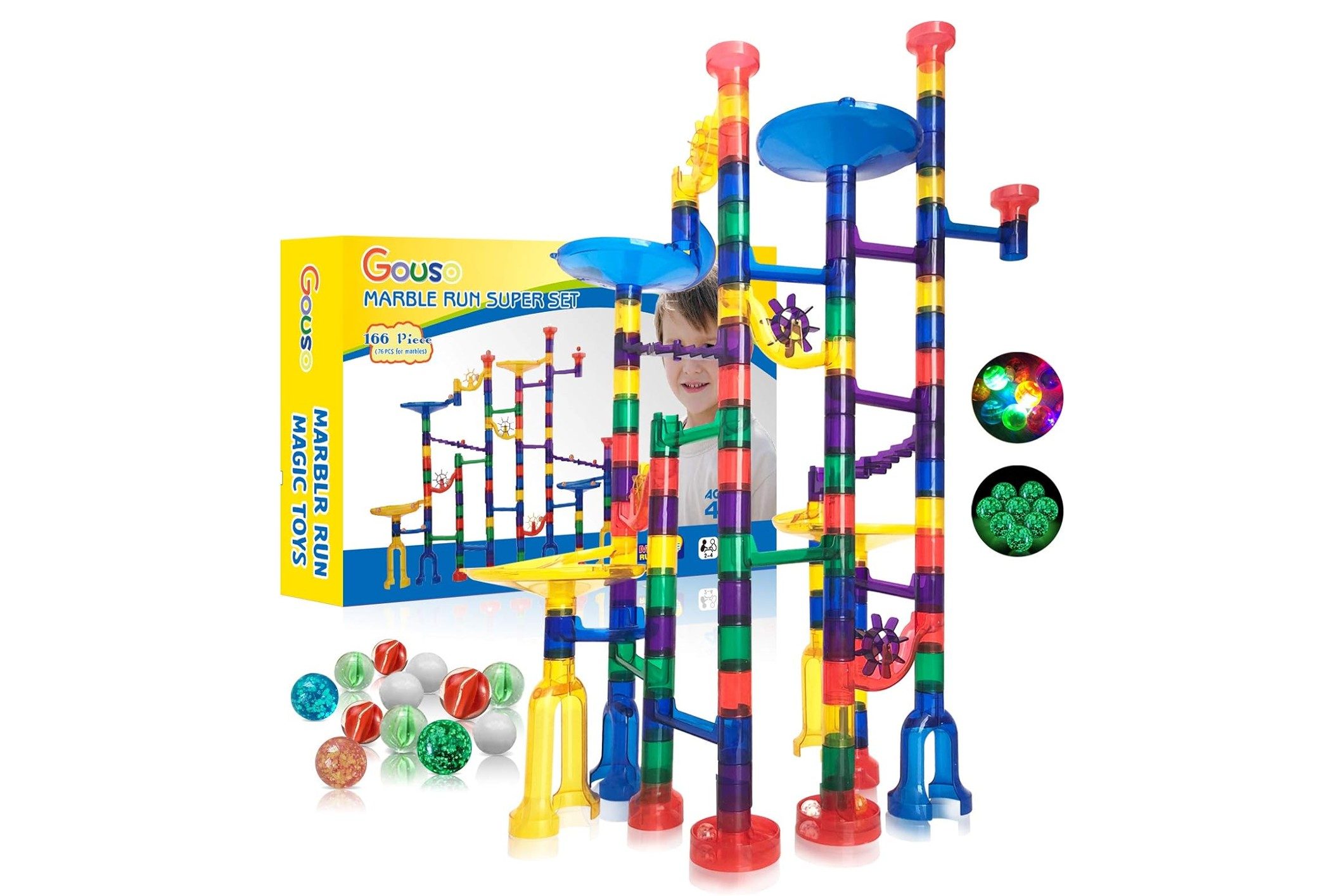 guoso glowing marble run