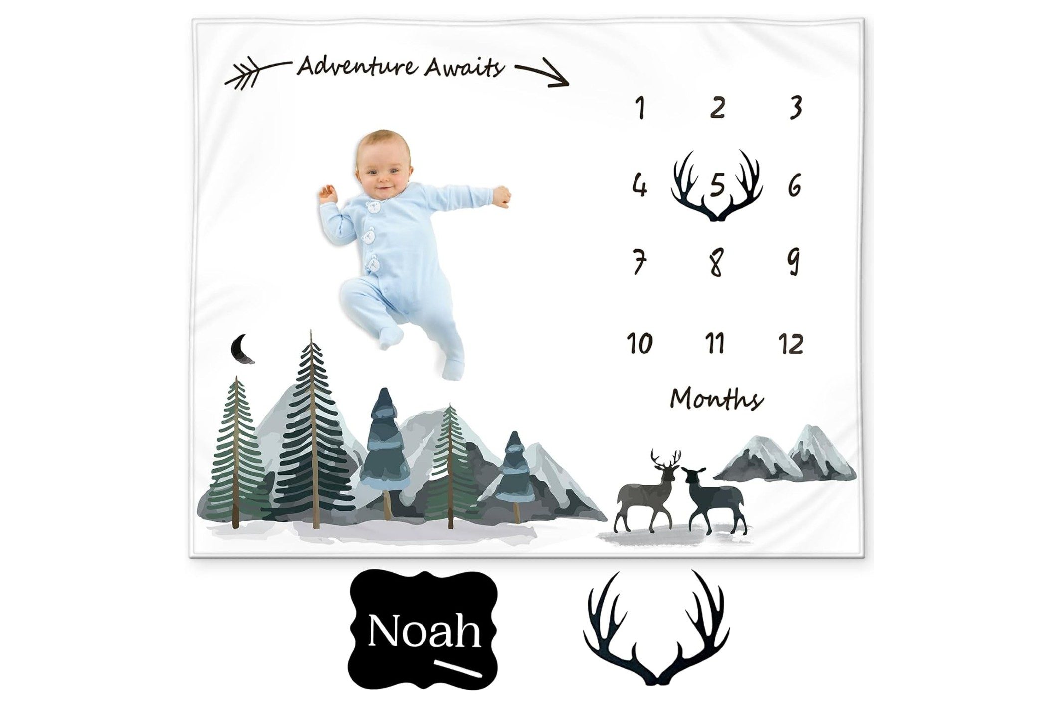 kemina blanket milestone blanket