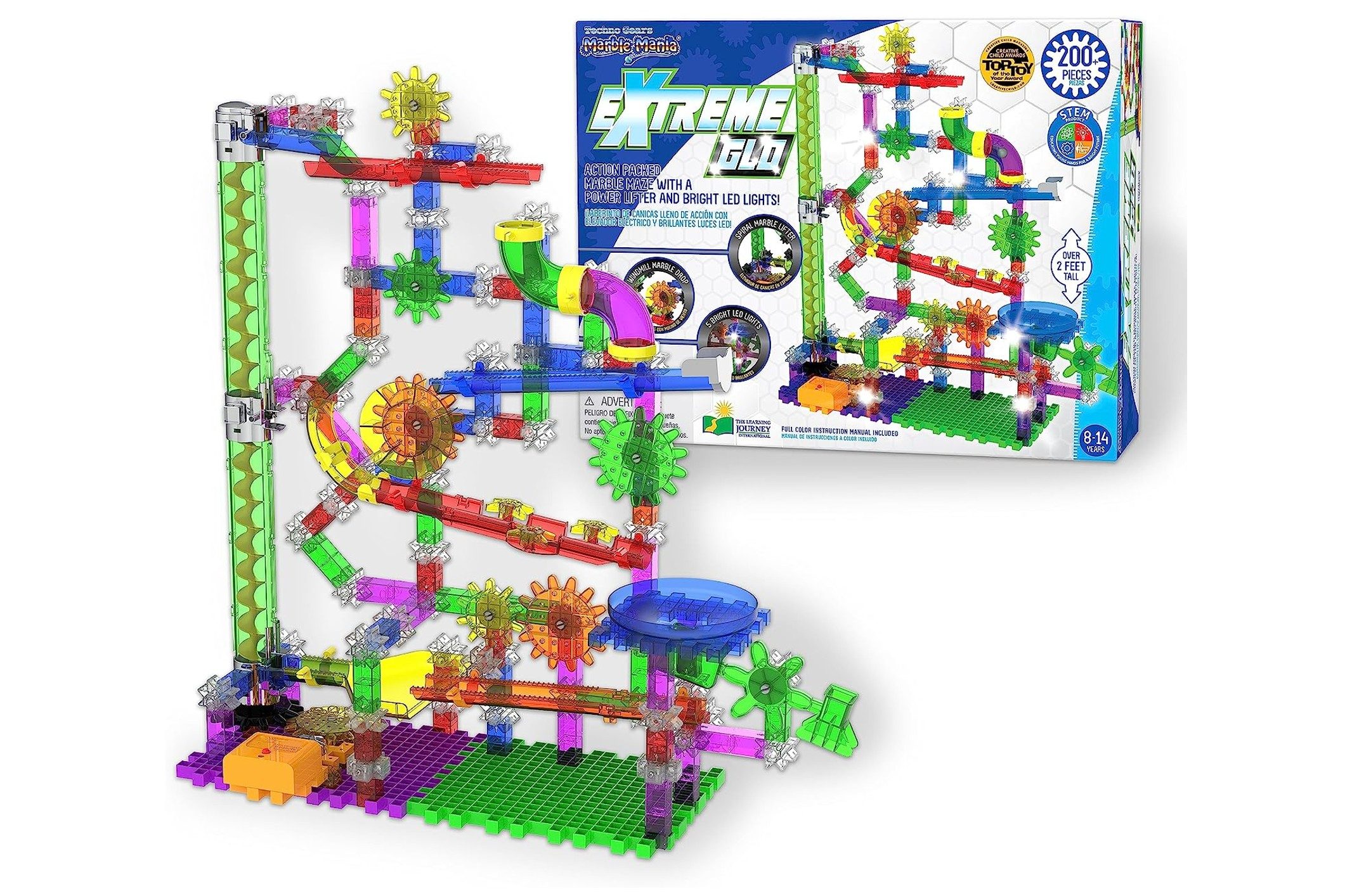 the learning journey glowing marble run