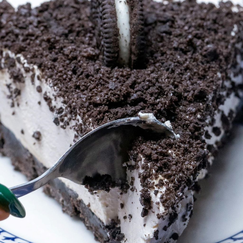 Oreo ice cream pie