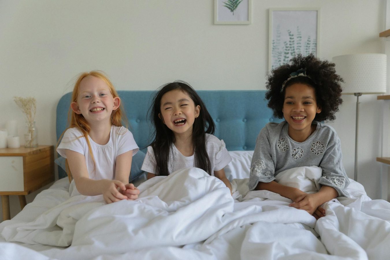 Kids at a sleepover