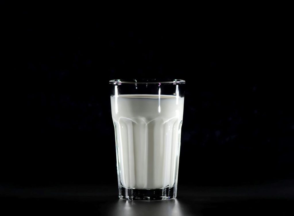glass of cold milk