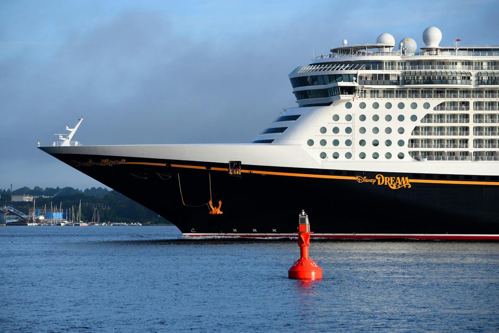The Disney Dream cruise ship.