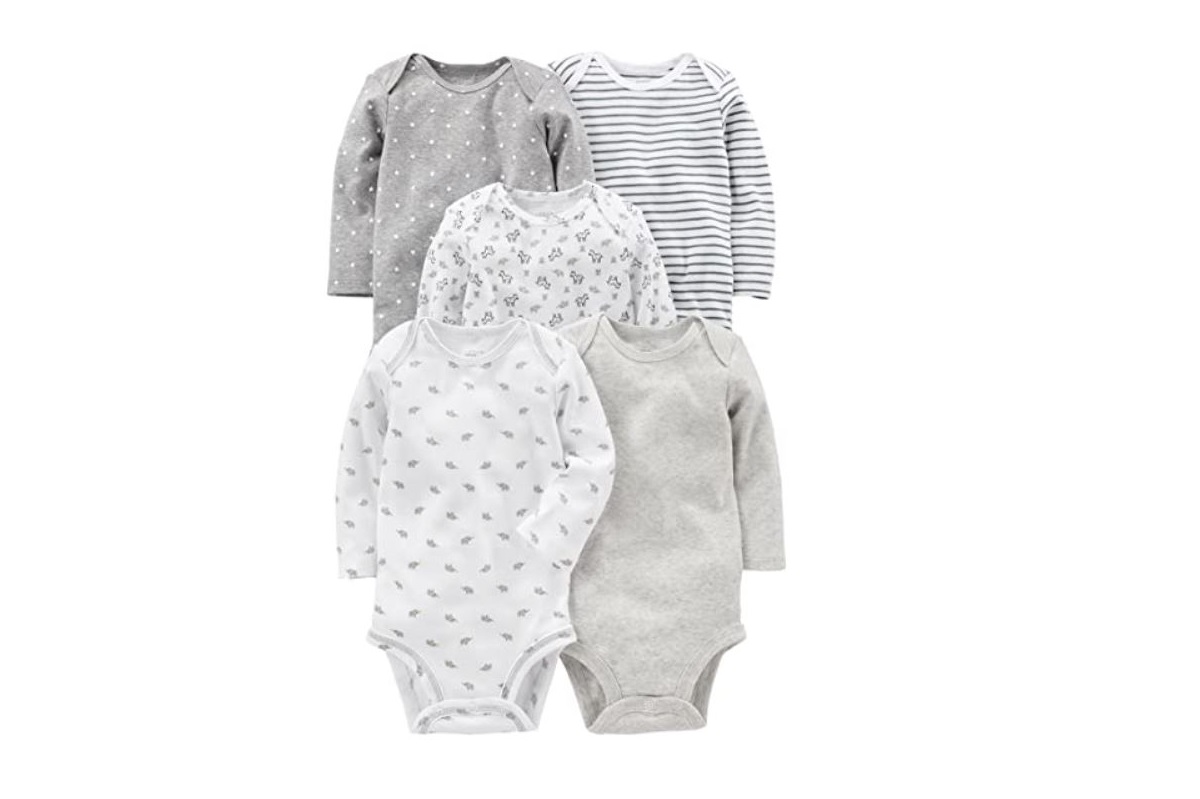 Long-sleeve baby onesies