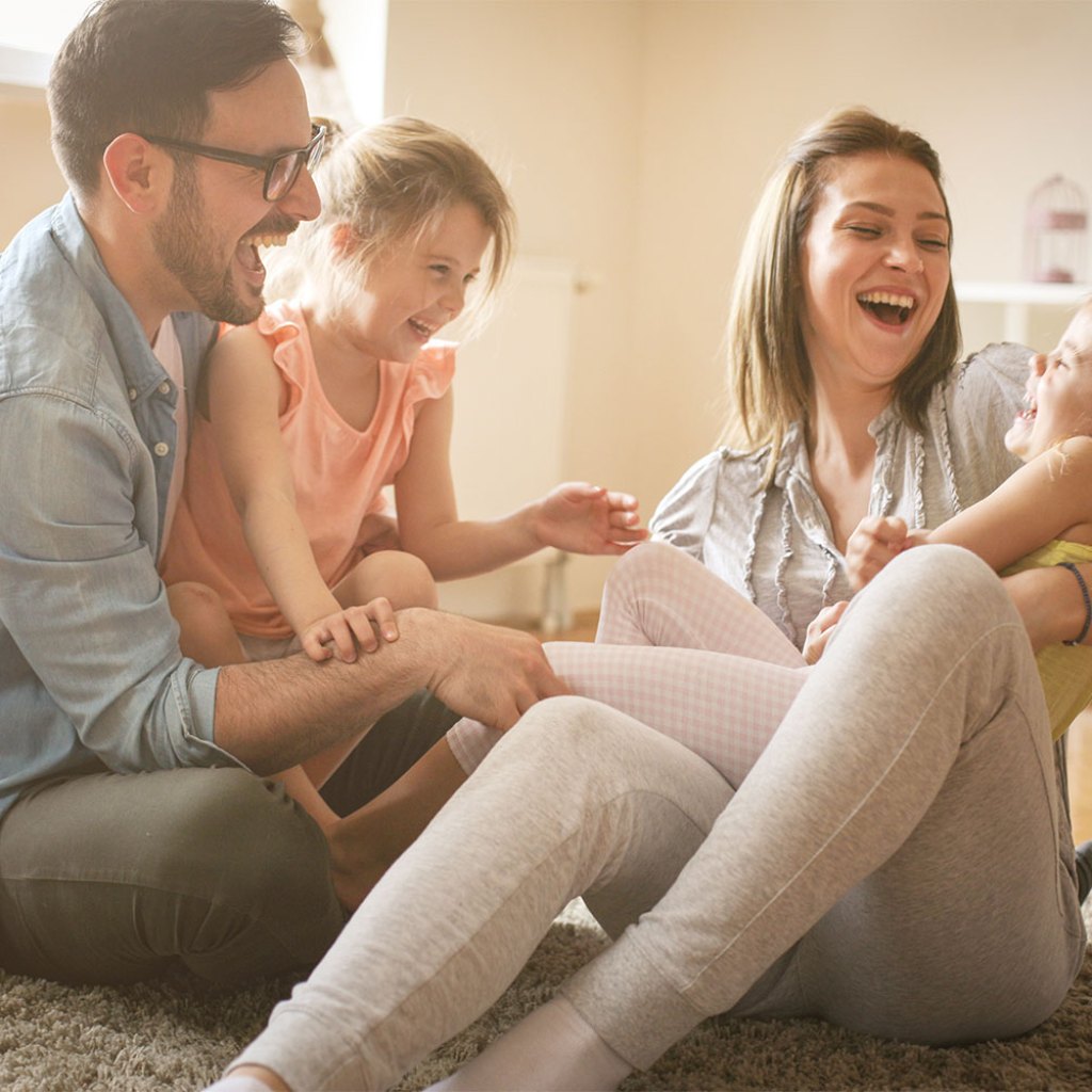 family laughing