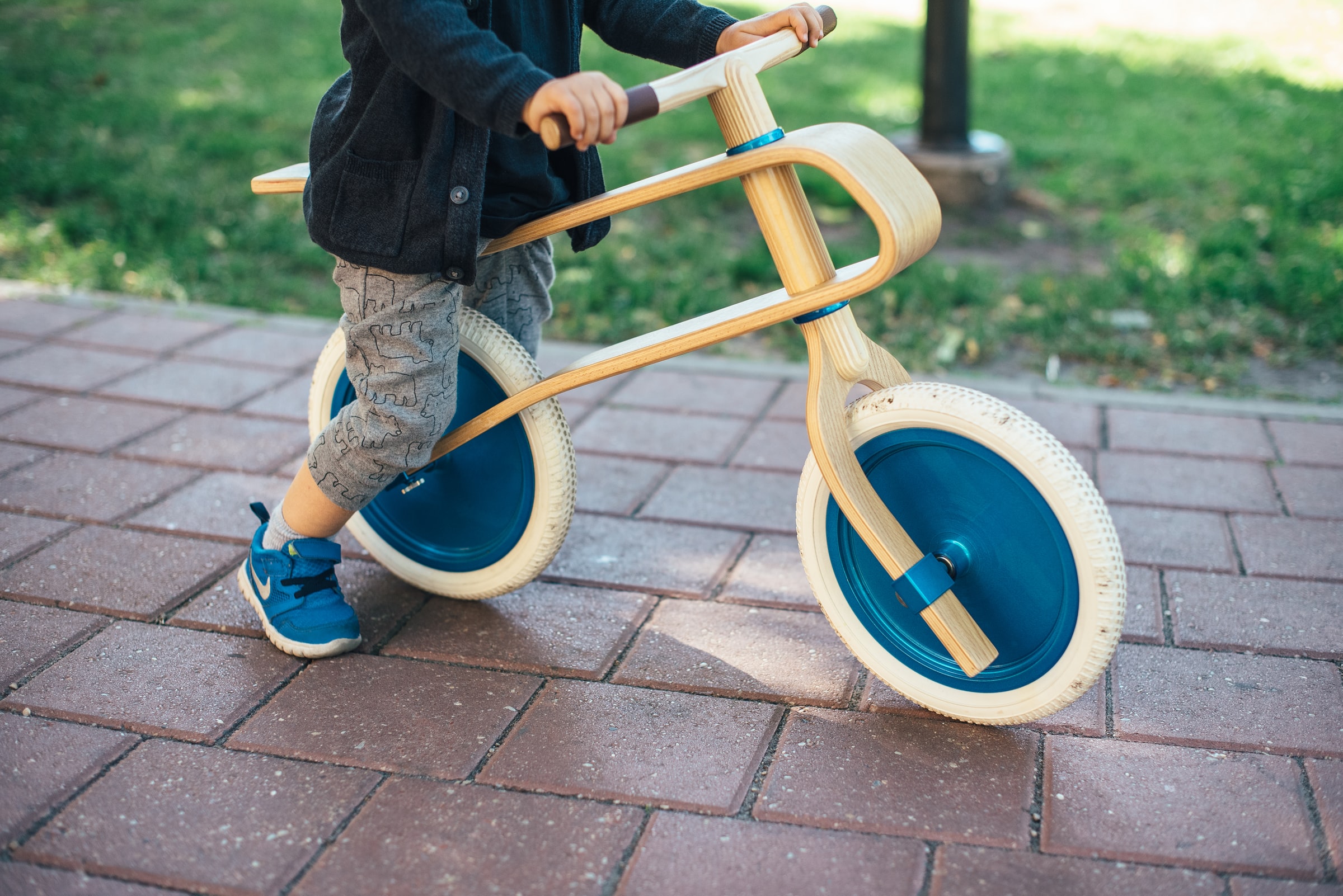 Child playing outdoors