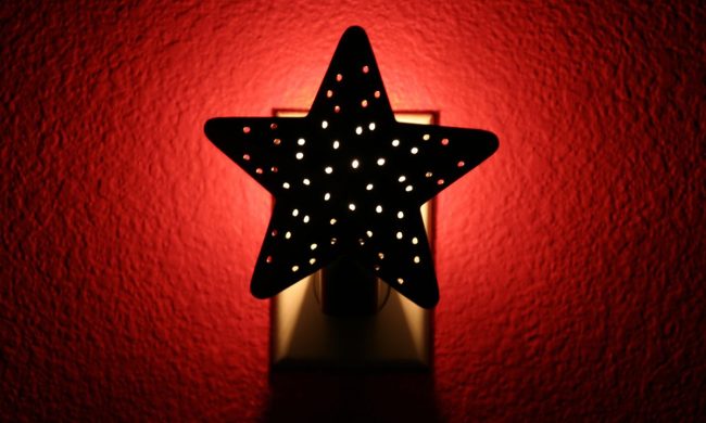 A star-shaped night-light