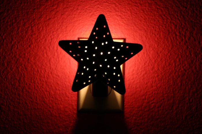 A star-shaped night-light