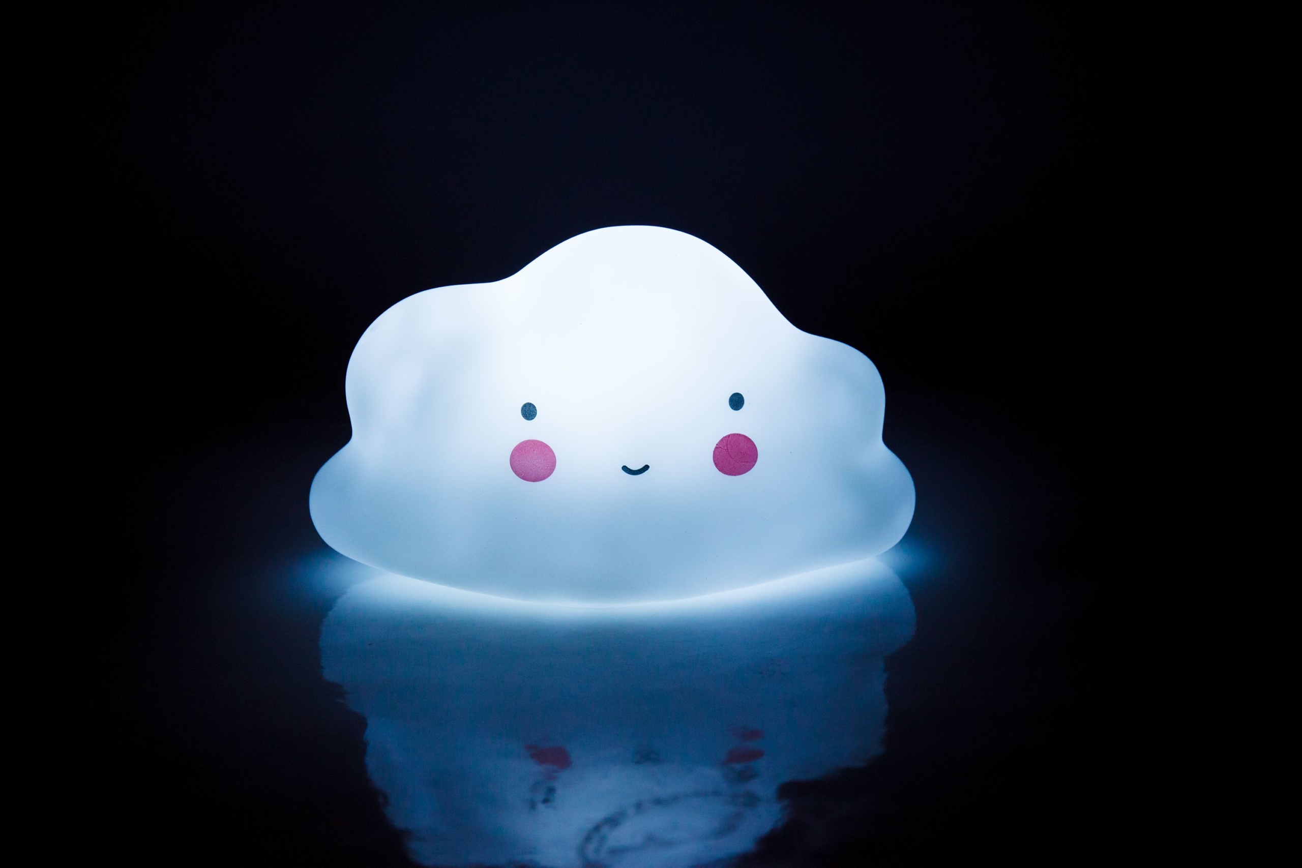 kids night light on black surface