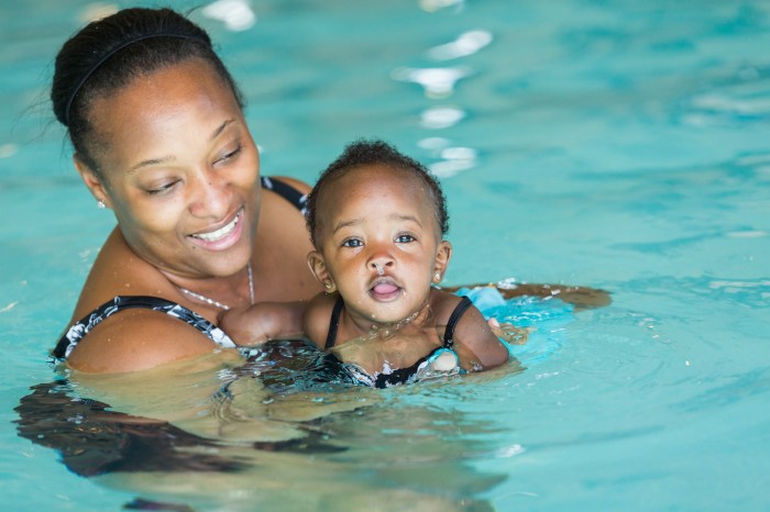 child age swimming lessons baby girl swim lesson